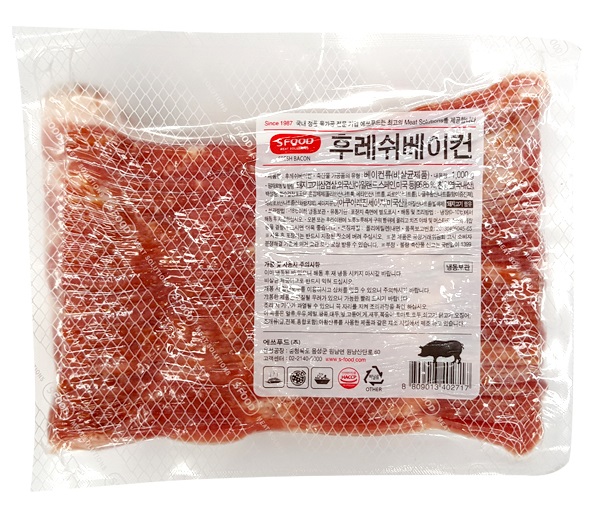 S-Food) 베이컨 1kg (아이스박스 필수구매)